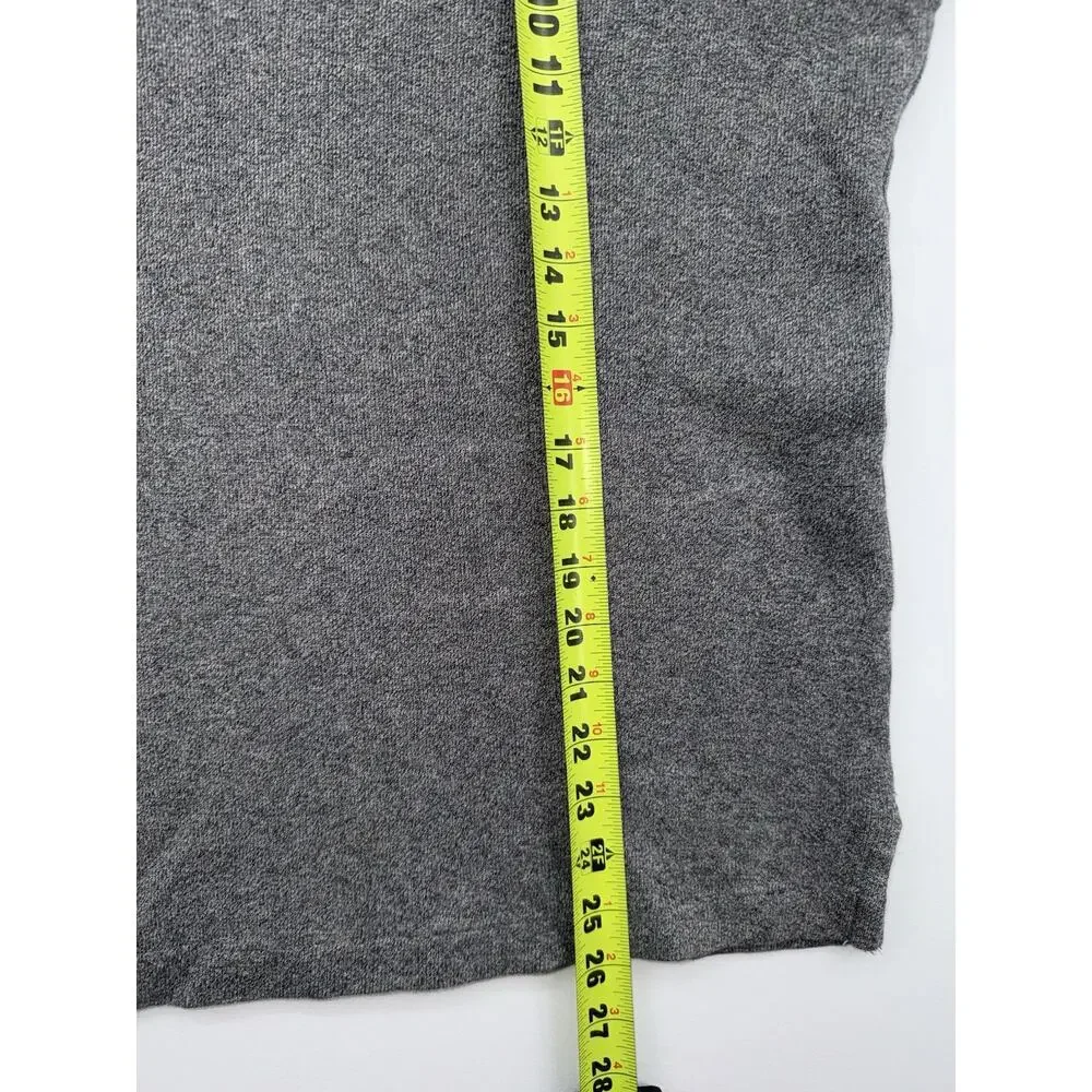 Polo Ralph Lauren Sweater Mens Large 1/4 Zip Dark Heather Gray Pullover Preppy